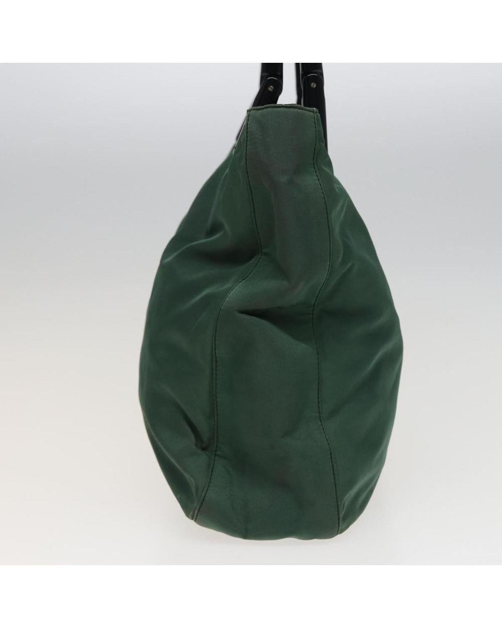 Green Nylon Prada Handbag