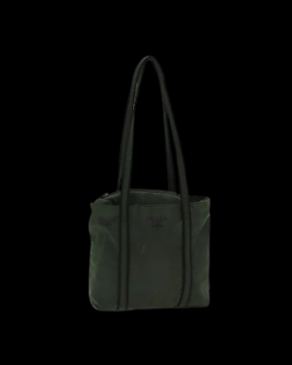 Green Nylon Prada Shoulder Bag
