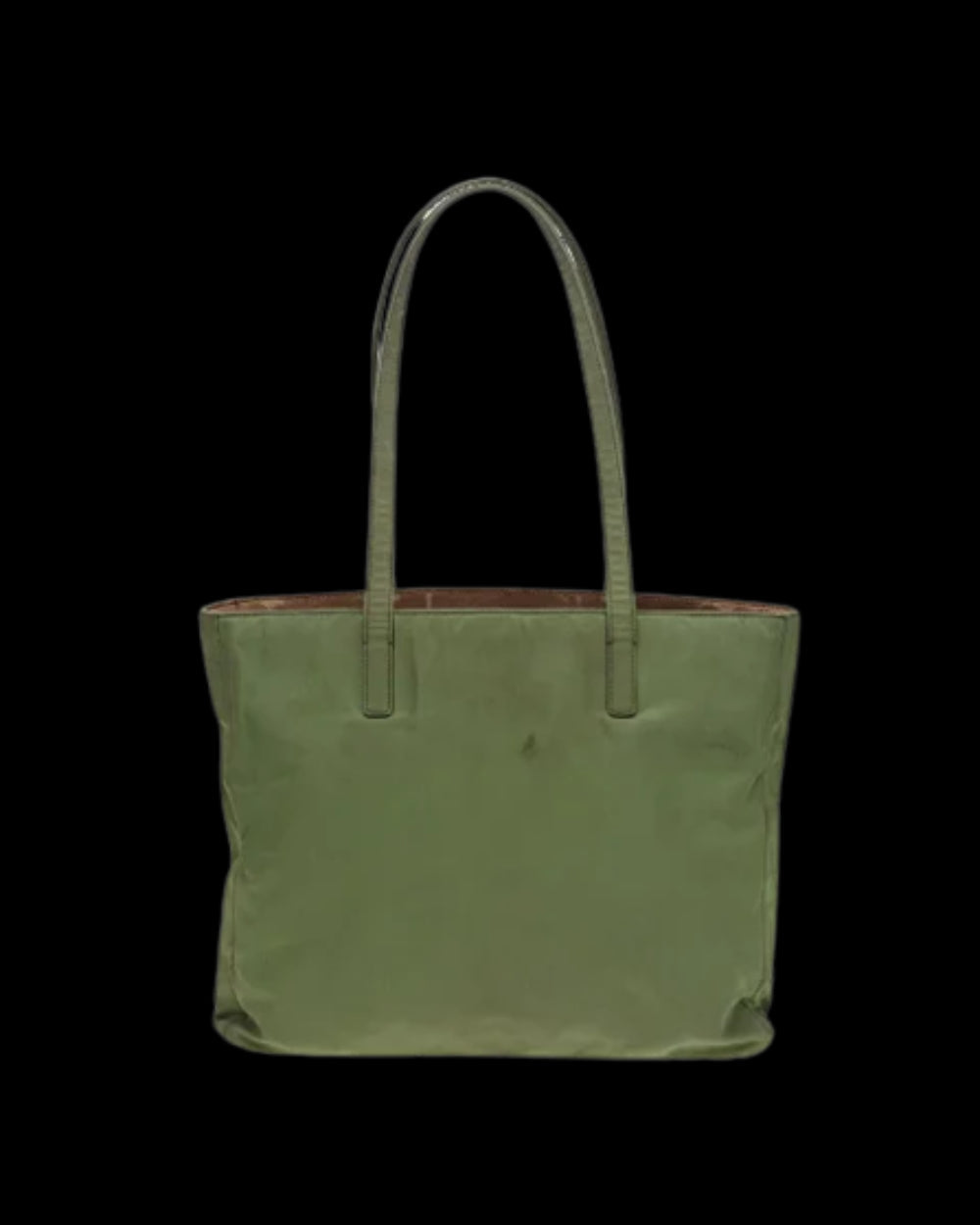 Green Nylon Prada Tote