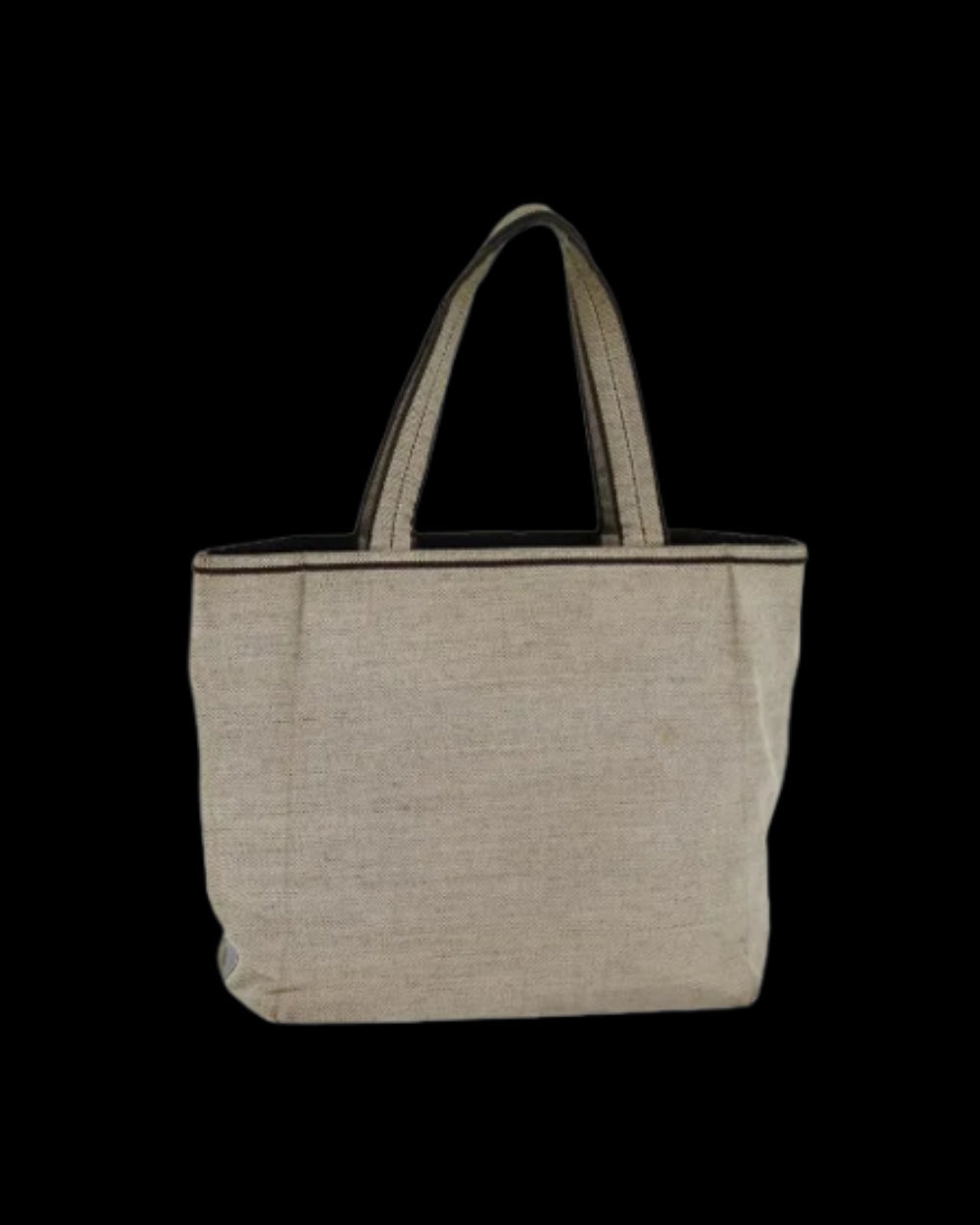 Grey Canvas Prada Tote