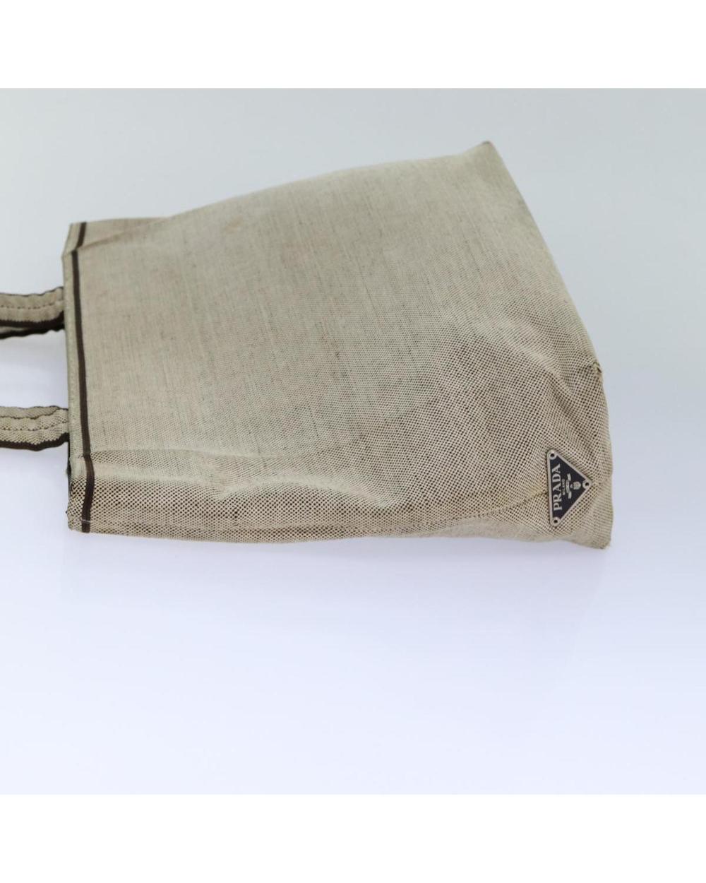 Grey Canvas Prada Tote
