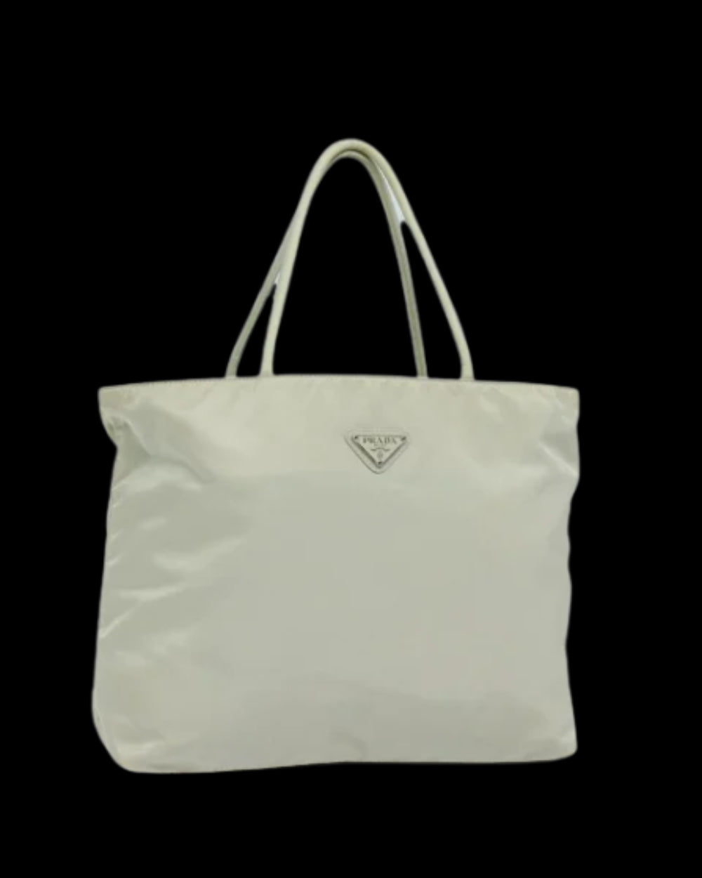 Grey Nylon Prada Handbag