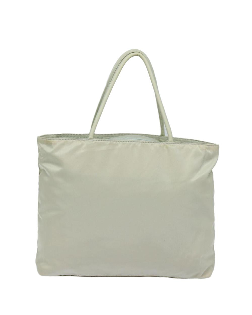 Grey Nylon Prada Handbag
