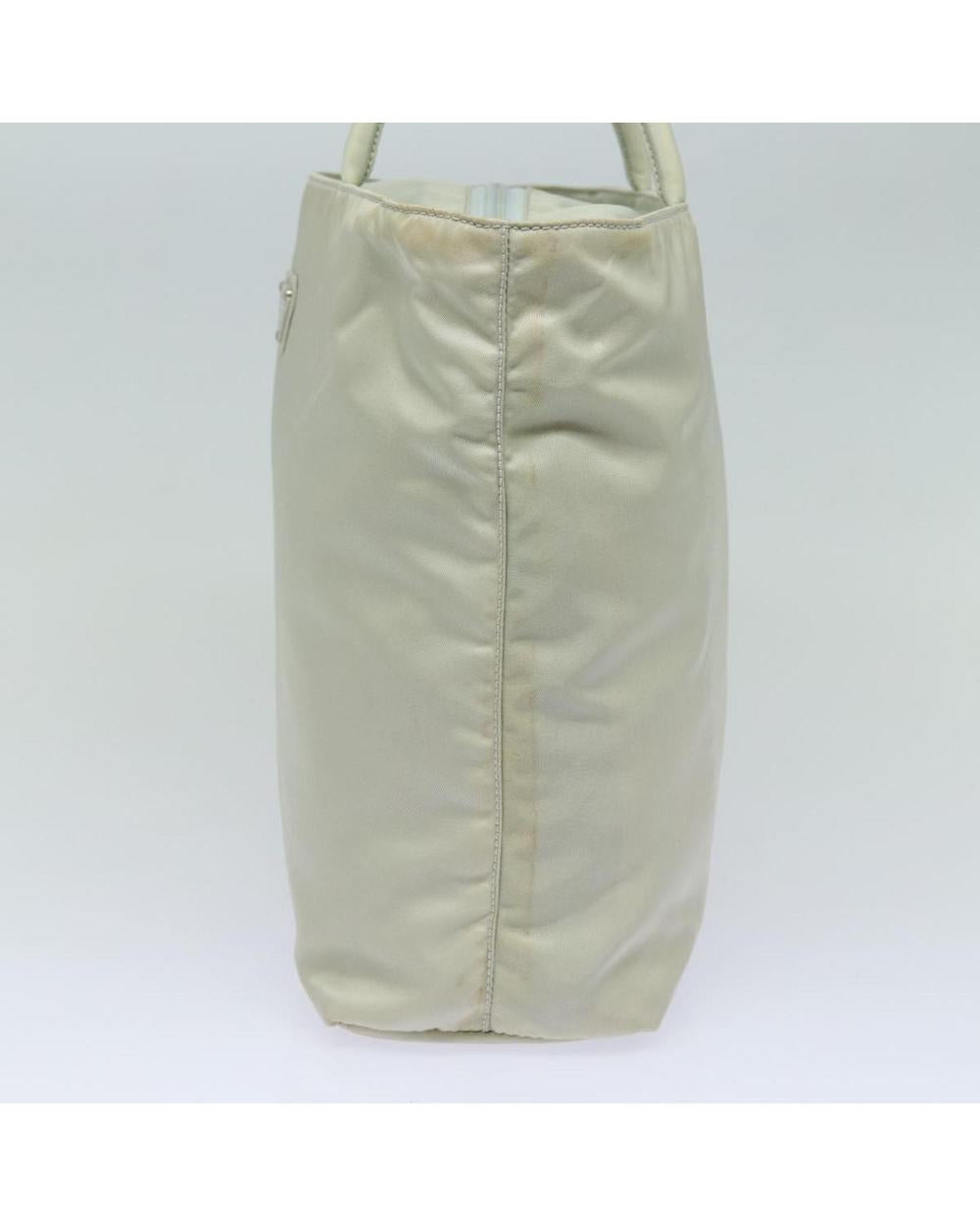 Grey Nylon Prada Handbag
