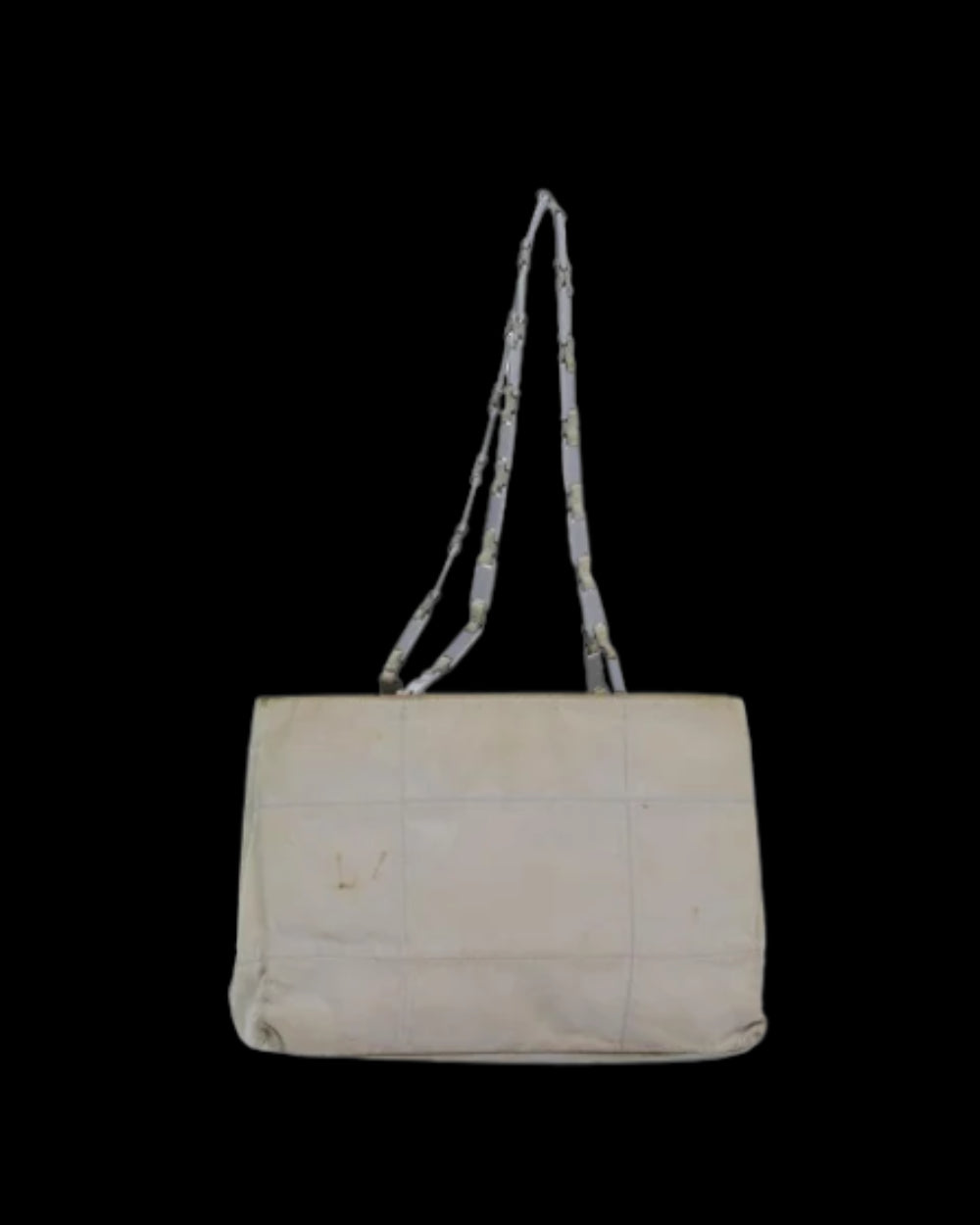 Grey Nylon Prada Shoulder Bag