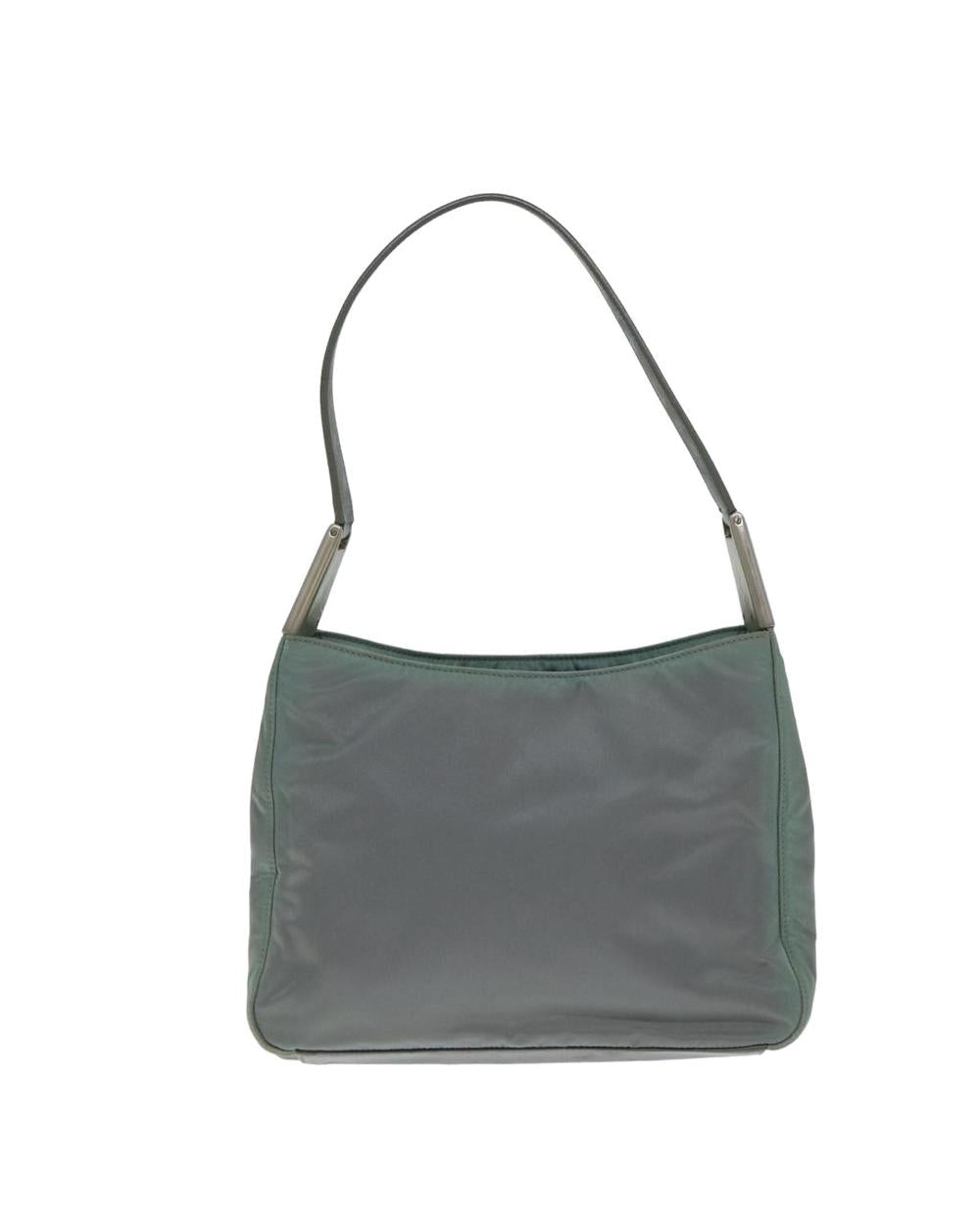 Grey Nylon Prada Shoulder Bag