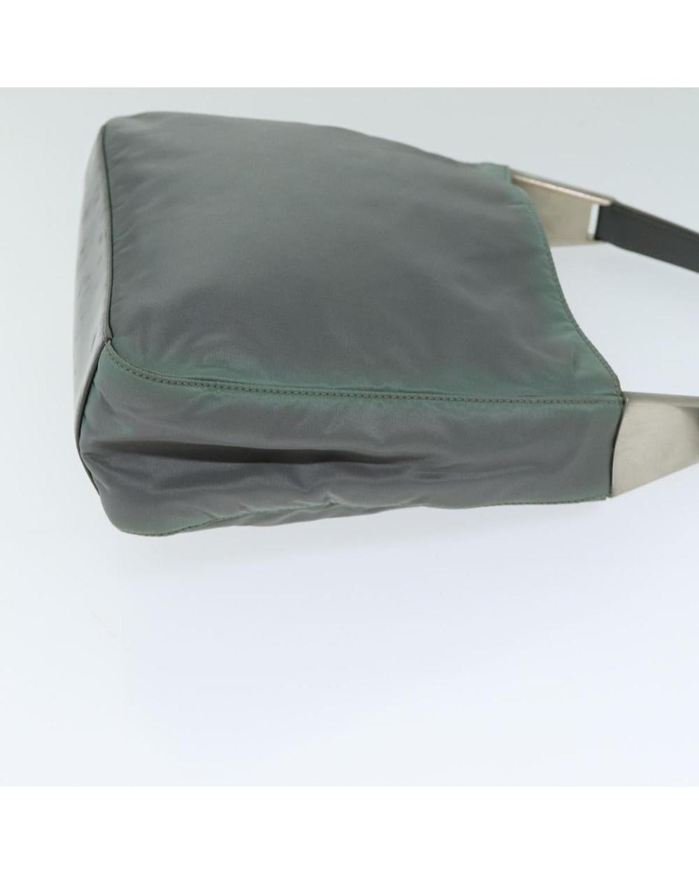 Grey Nylon Prada Shoulder Bag