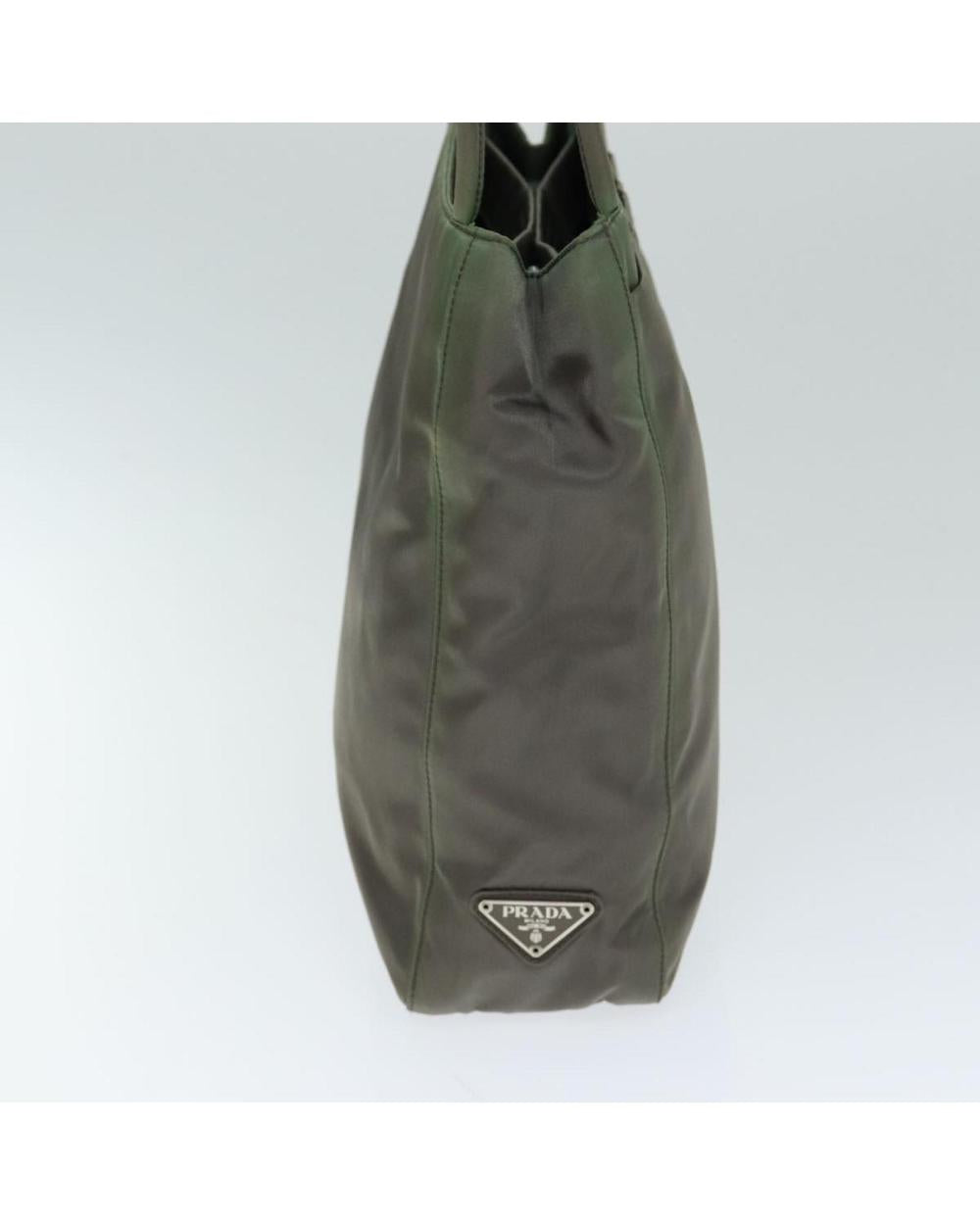 Grey Nylon Prada Tote
