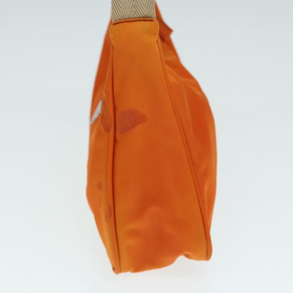 Orange Fabric Prada Handbag