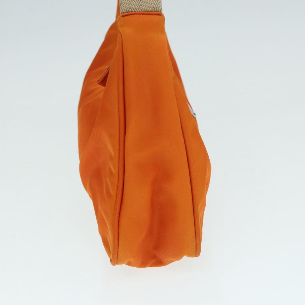 Orange Fabric Prada Handbag