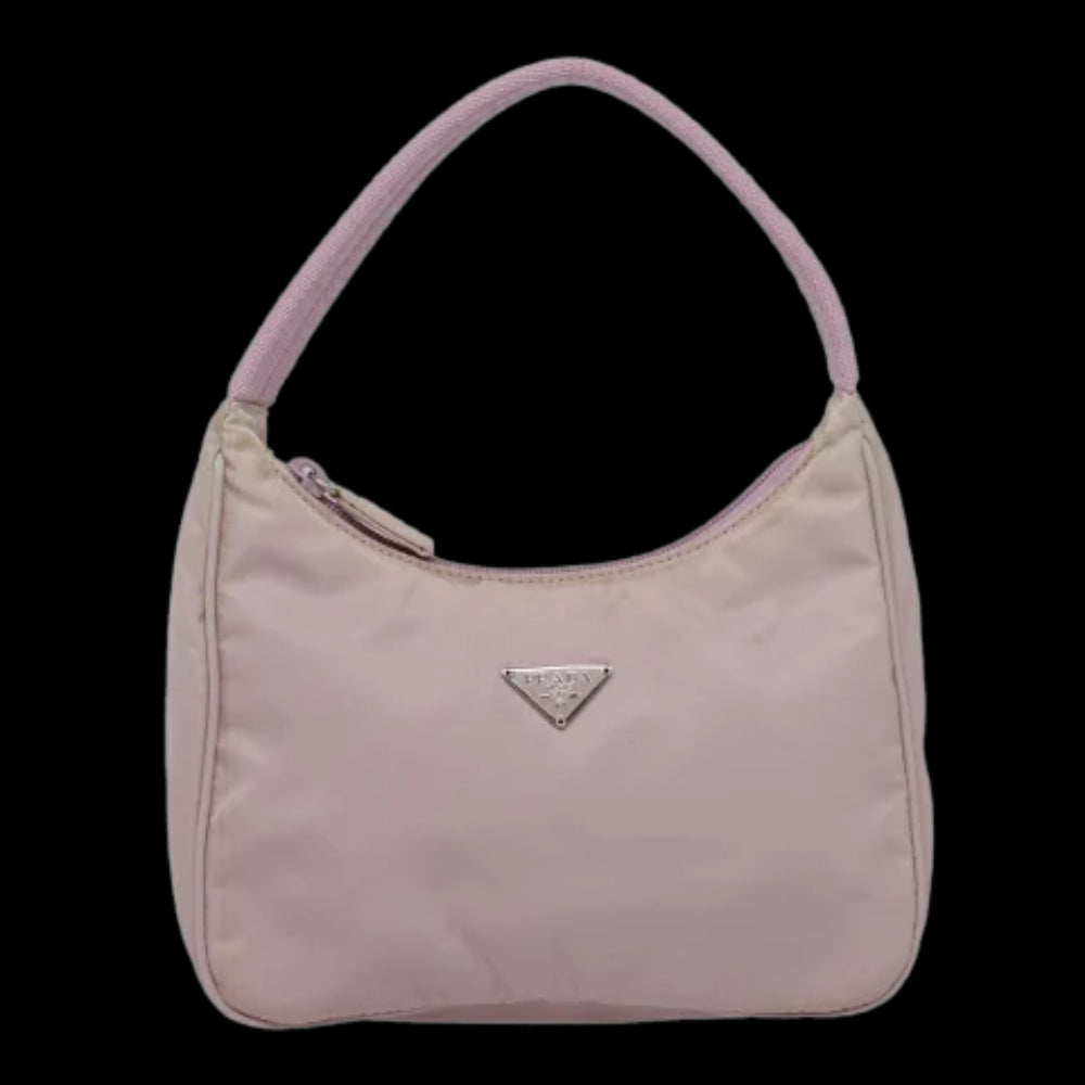 Pink Fabric Prada Handbag
