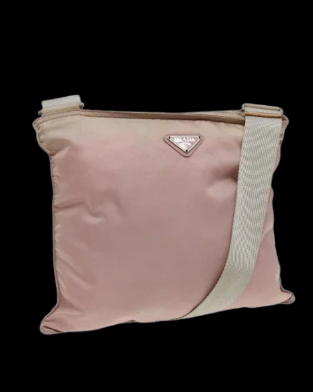 Pink Nylon Prada Shoulder Bag