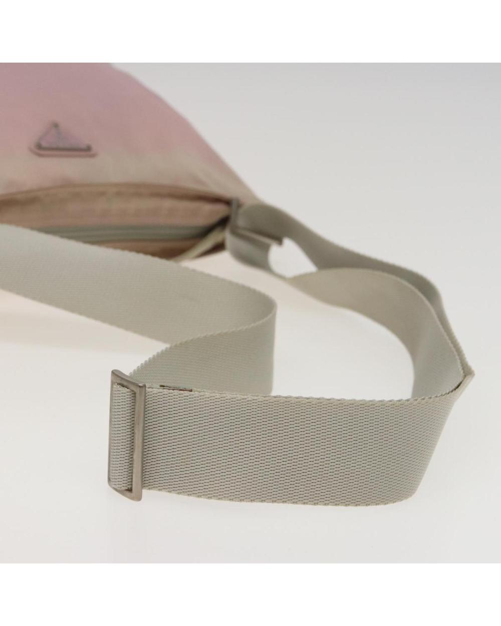Pink Nylon Prada Shoulder Bag
