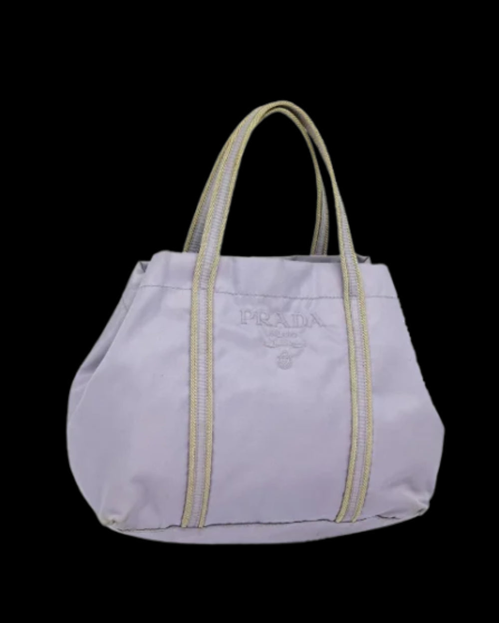 Purple Nylon Prada Handbag