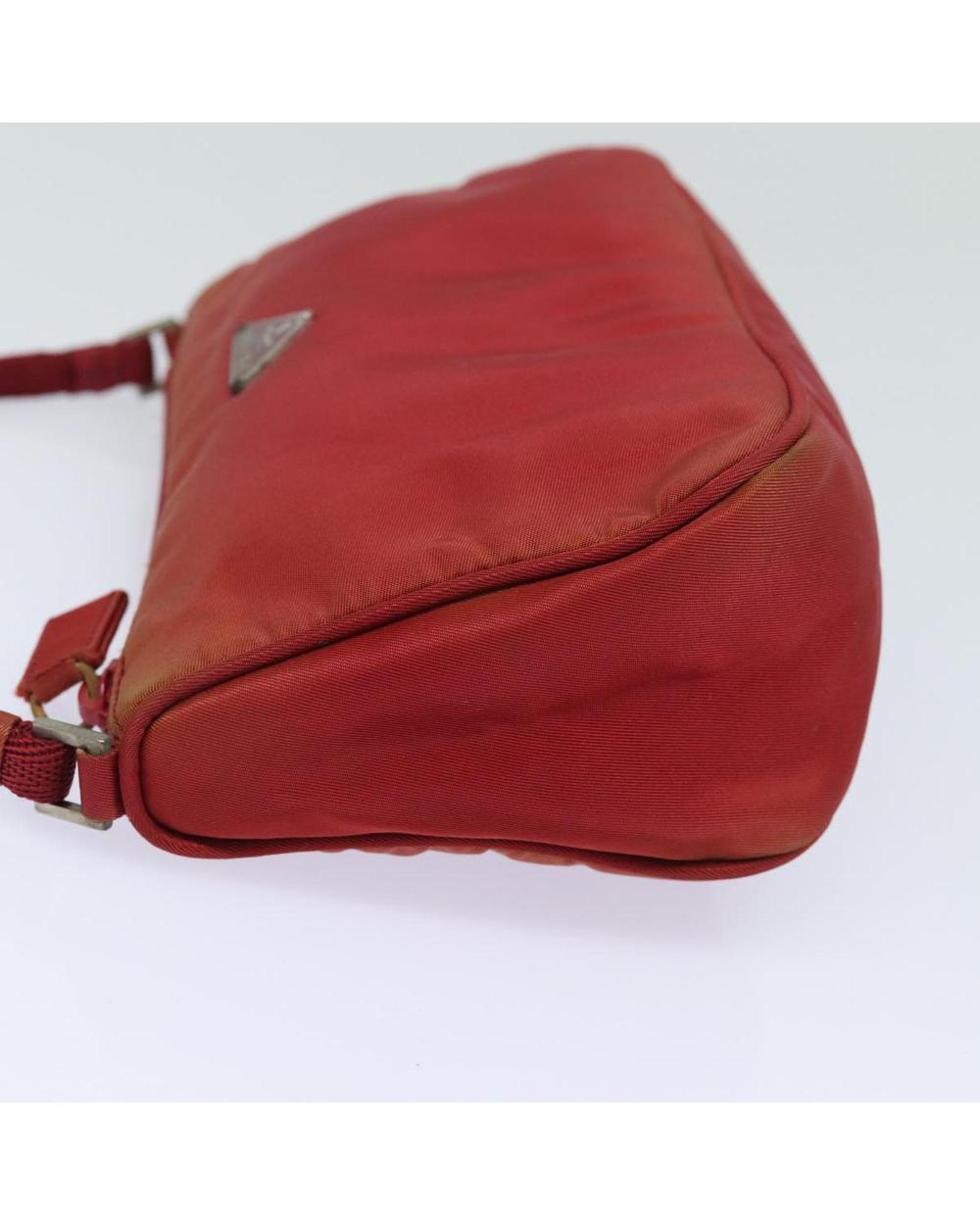 Red Nylon Prada Pouch