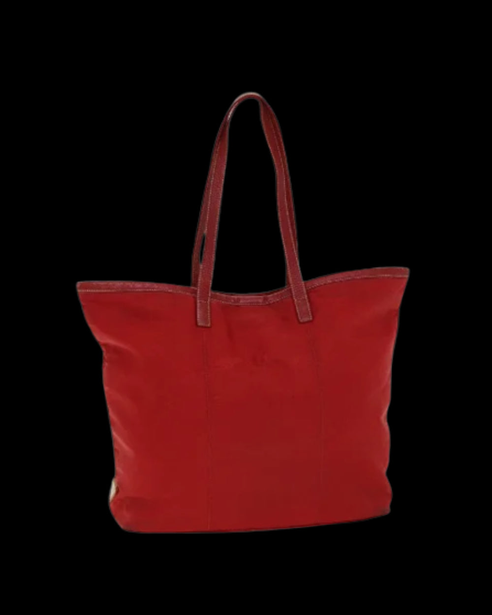 Red Nylon Prada Tote