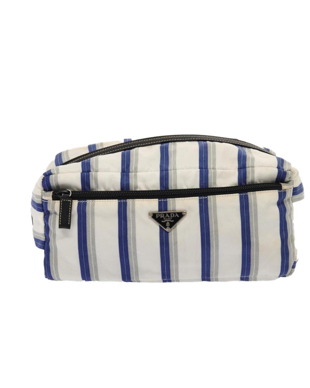 White Nylon Prada Pouch