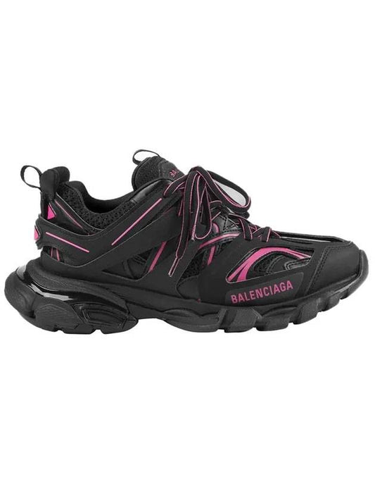 Balenciaga Track Runner Low Top Sneakers Black Pink