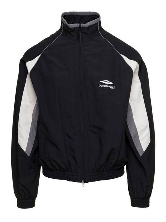 Balenciaga 3B Sports Icon Regular Track Jacket Black
