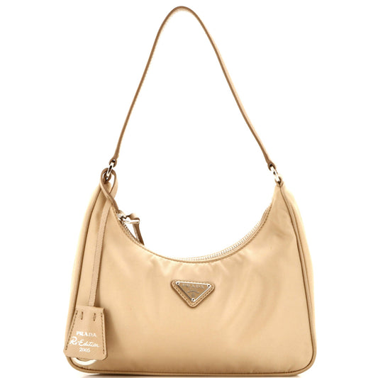 Prada Re-Edition 2005 Hobo Tessuto with Saffiano Leather Mini
