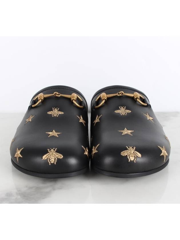 Balenciaga Gucci Horsebit Embroidered Mule Sandals 8 270
