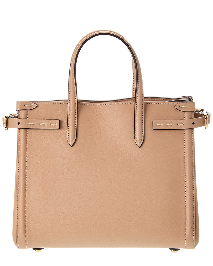 Valentino Vlogo Small Leather Tote