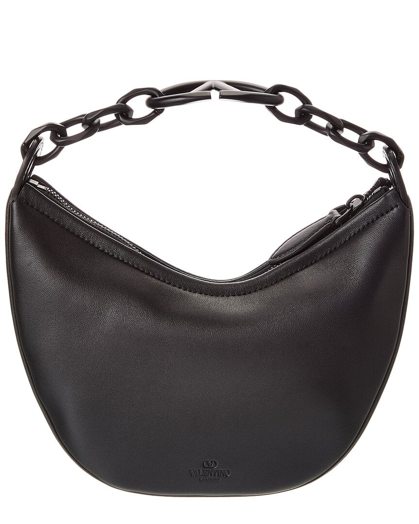 Valentino Vlogo Moon Mini Leather Hobo Bag