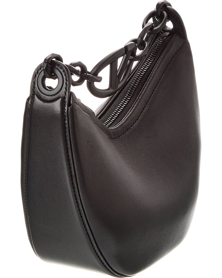 Valentino Vlogo Moon Mini Leather Hobo Bag