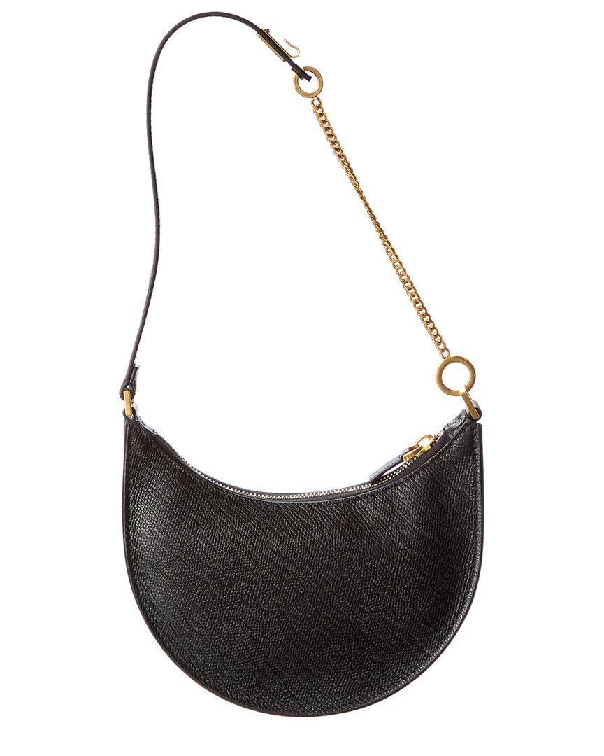 Valentino Vlogo Grainy Leather Hobo Bag