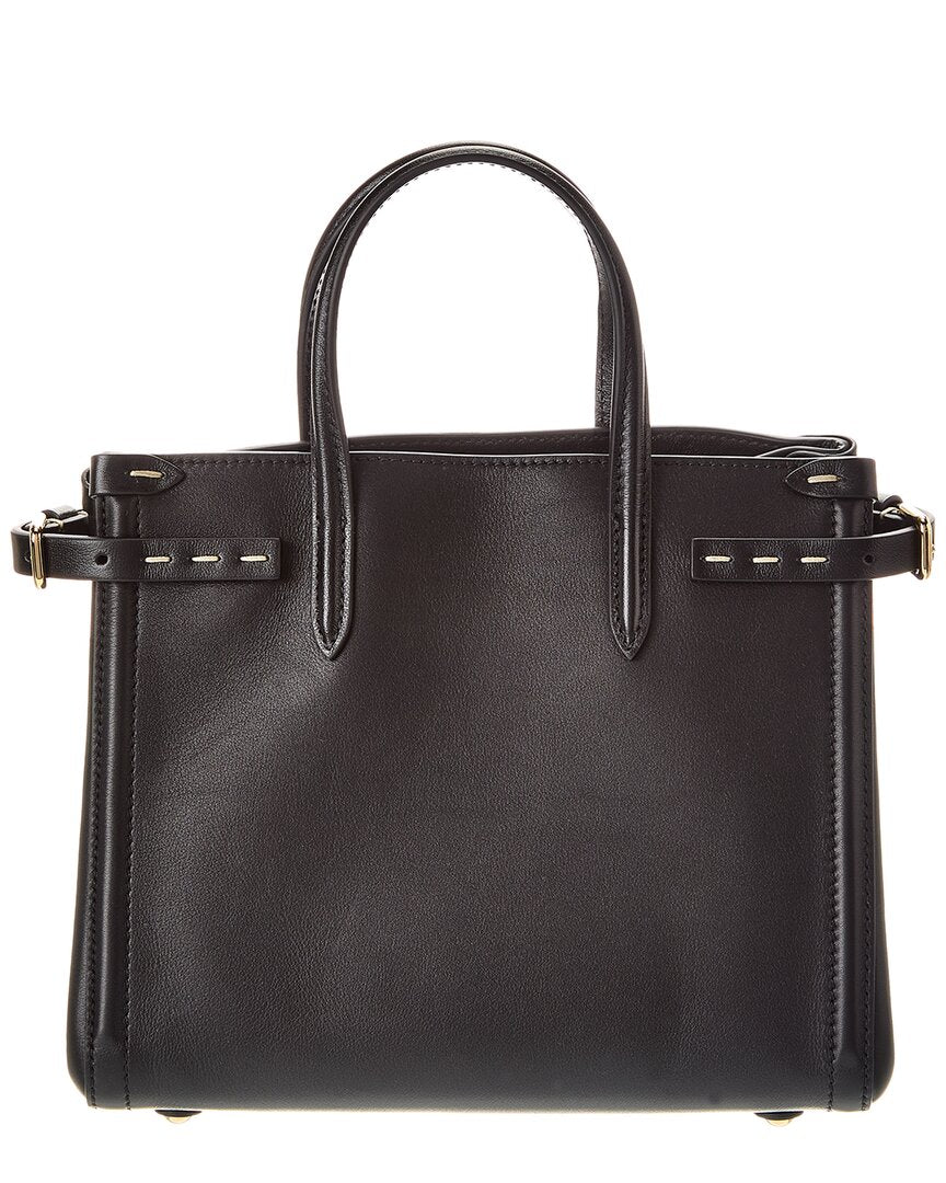 Valentino Vlogo Small Leather Tote