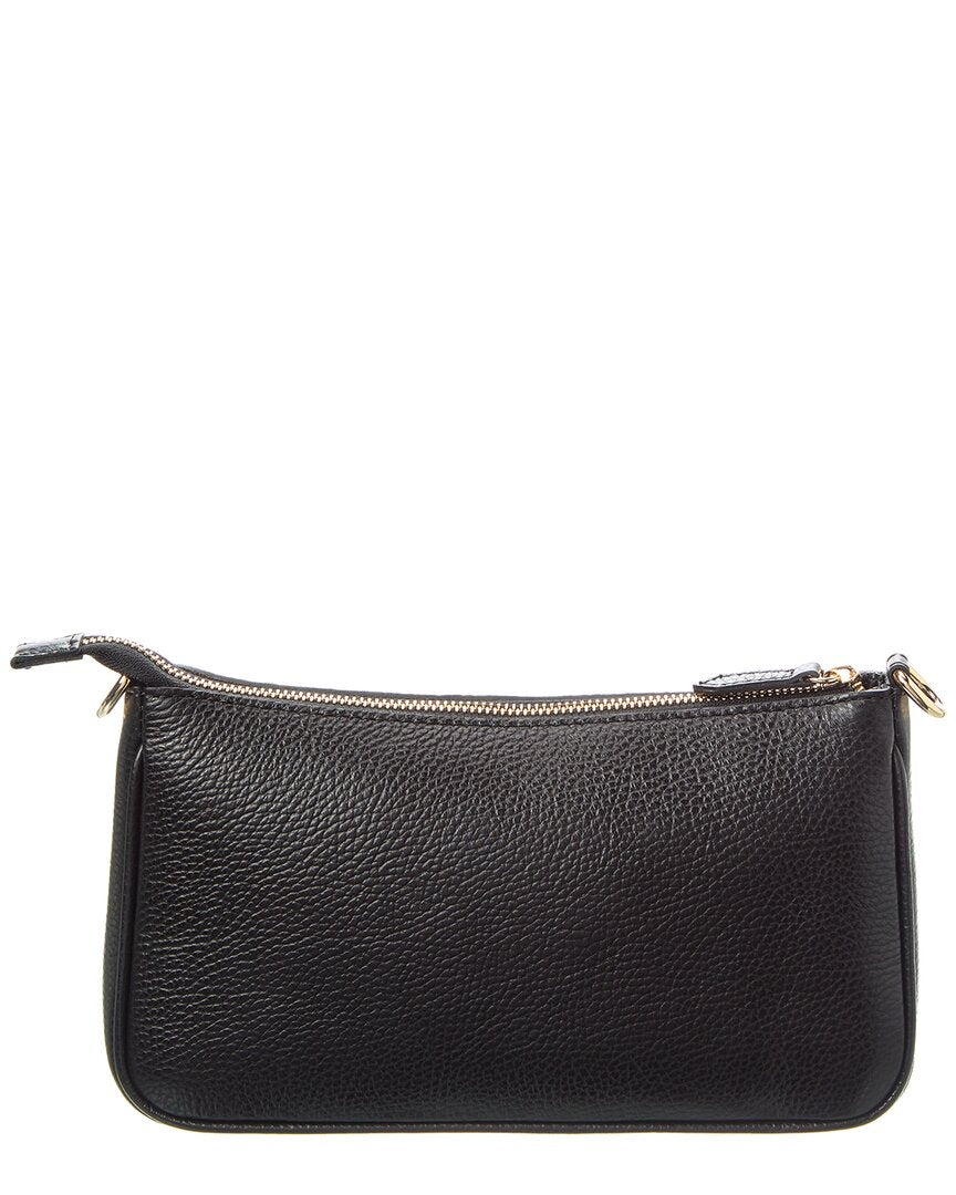 Valentino By Mario Valentino Jeanette Rock Leather Shoulder Bag