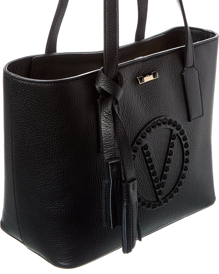 Valentino By Mario Valentino Prince Rock Leather Tote