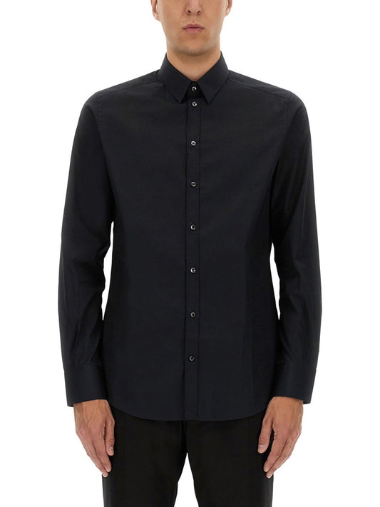 Dolce & Gabbana Men Gold Fit Cotton Shirt