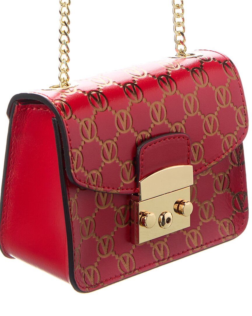 Valentino By Mario Valentino Bijou Monogram Leather Crossbody