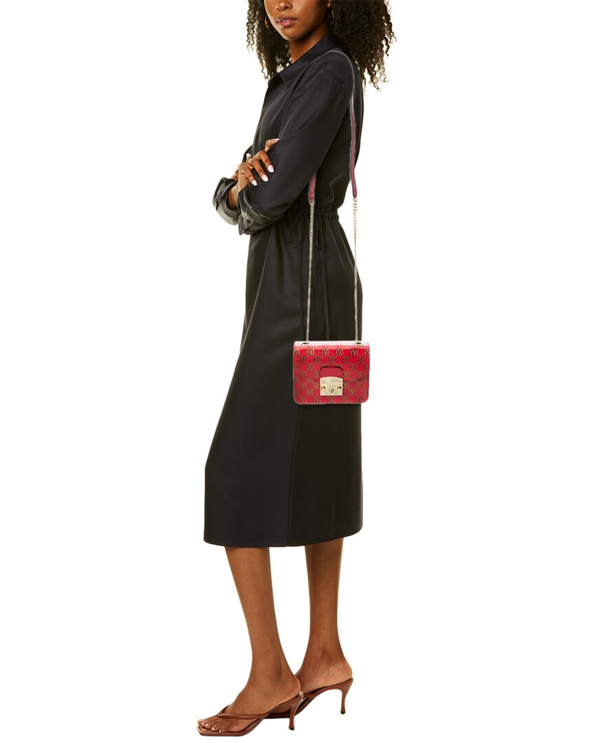 Valentino By Mario Valentino Bijou Monogram Leather Crossbody