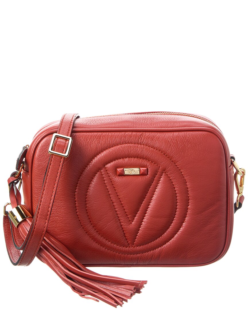 Valentino By Mario Valentino Mia Signature Leather Crossbody ONE SIZE Rust