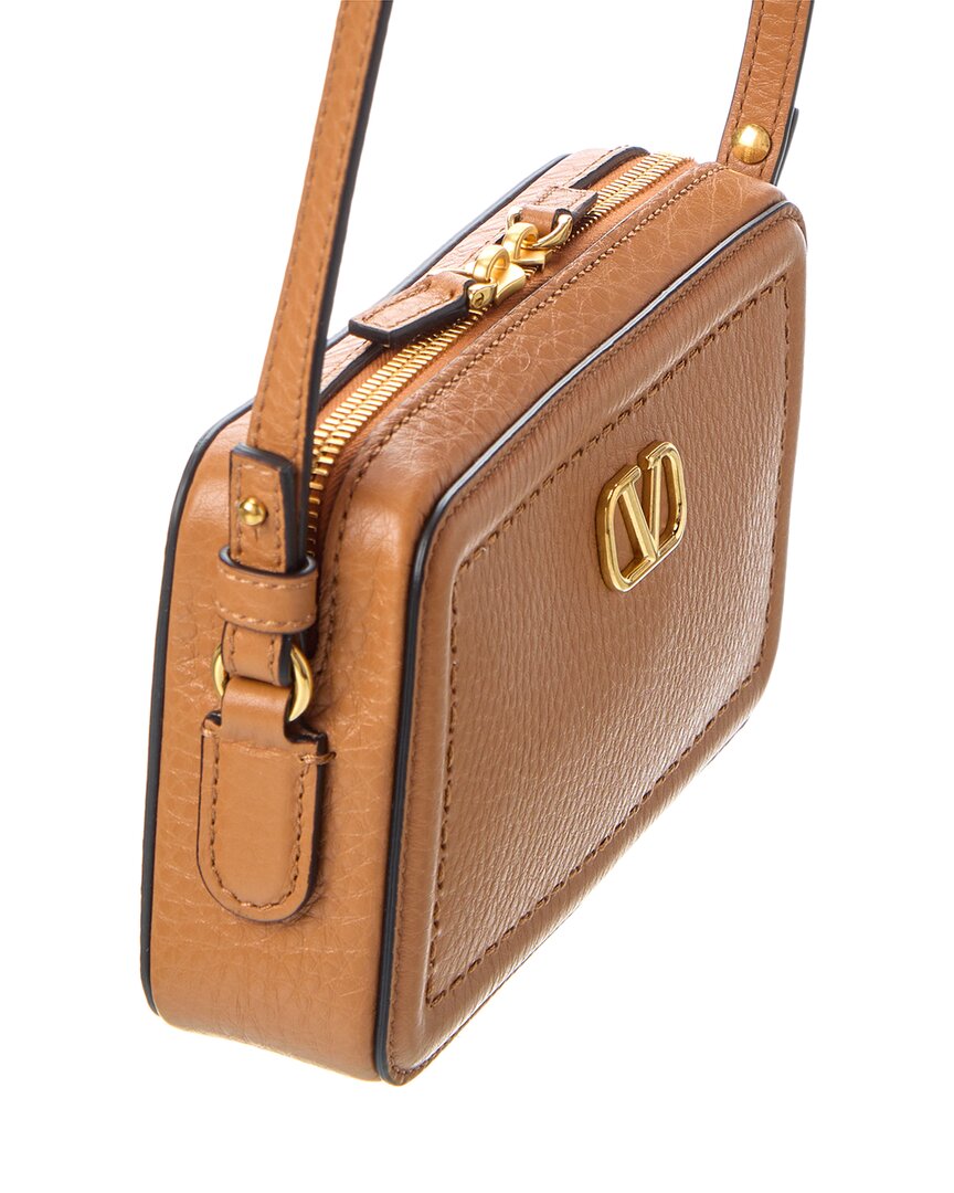 Valentino Vlogo Alltime Mini Leather Camera Bag