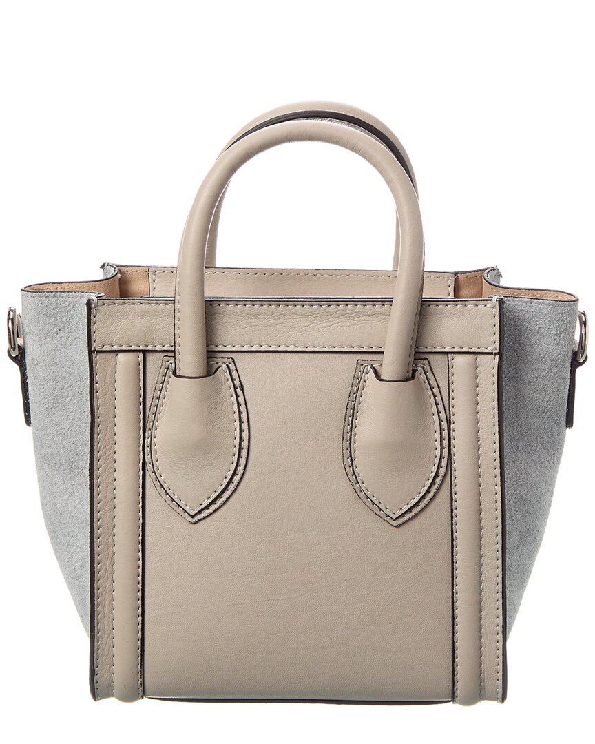 Valentino By Mario Valentino Eva Embossed Leather Tote