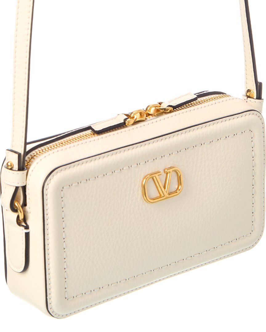 Valentino Vlogo Alltime Mini Leather Camera Bag