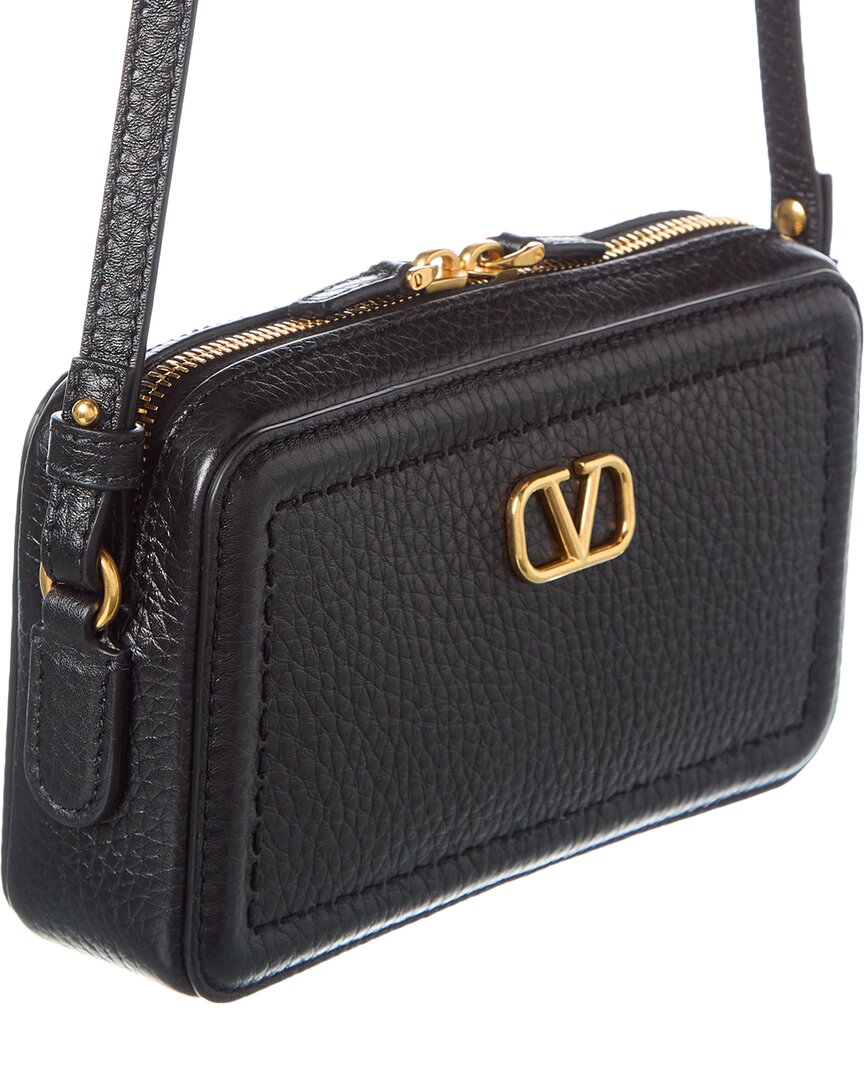 Valentino Vlogo Alltime Mini Leather Camera Bag