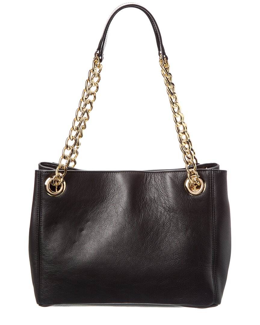 Valentino By Mario Valentino Luisa Embossed Leather Shoulder Bag