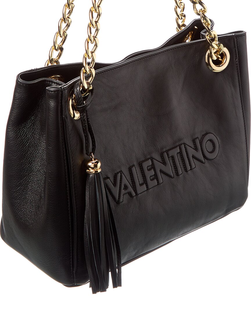 Valentino By Mario Valentino Luisa Embossed Leather Shoulder Bag