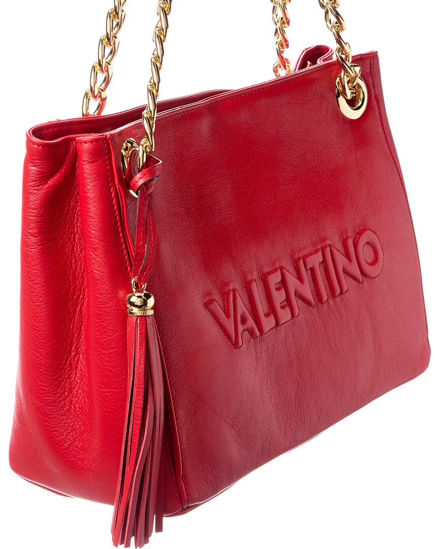 Valentino By Mario Valentino Luisa Embossed Leather Shoulder Bag