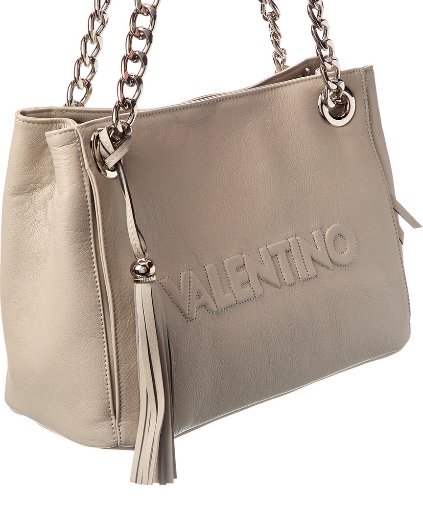 Valentino By Mario Valentino Luisa Embossed Leather Shoulder Bag
