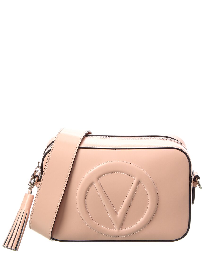 Valentino By Mario Valentino Babette Broderie Leather Crossbody ONE SIZE Pink