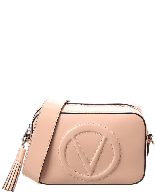 Valentino By Mario Valentino Babette Broderie Leather Crossbody ONE SIZE Pink