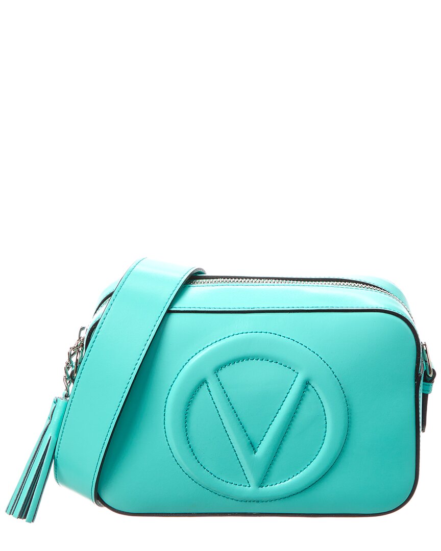 Valentino By Mario Valentino Babette Broderie Leather Crossbody ONE SIZE Green