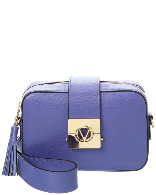 Valentino By Mario Valentino Babette Bonbonniere Leather Crossbody ONE SIZE Blue