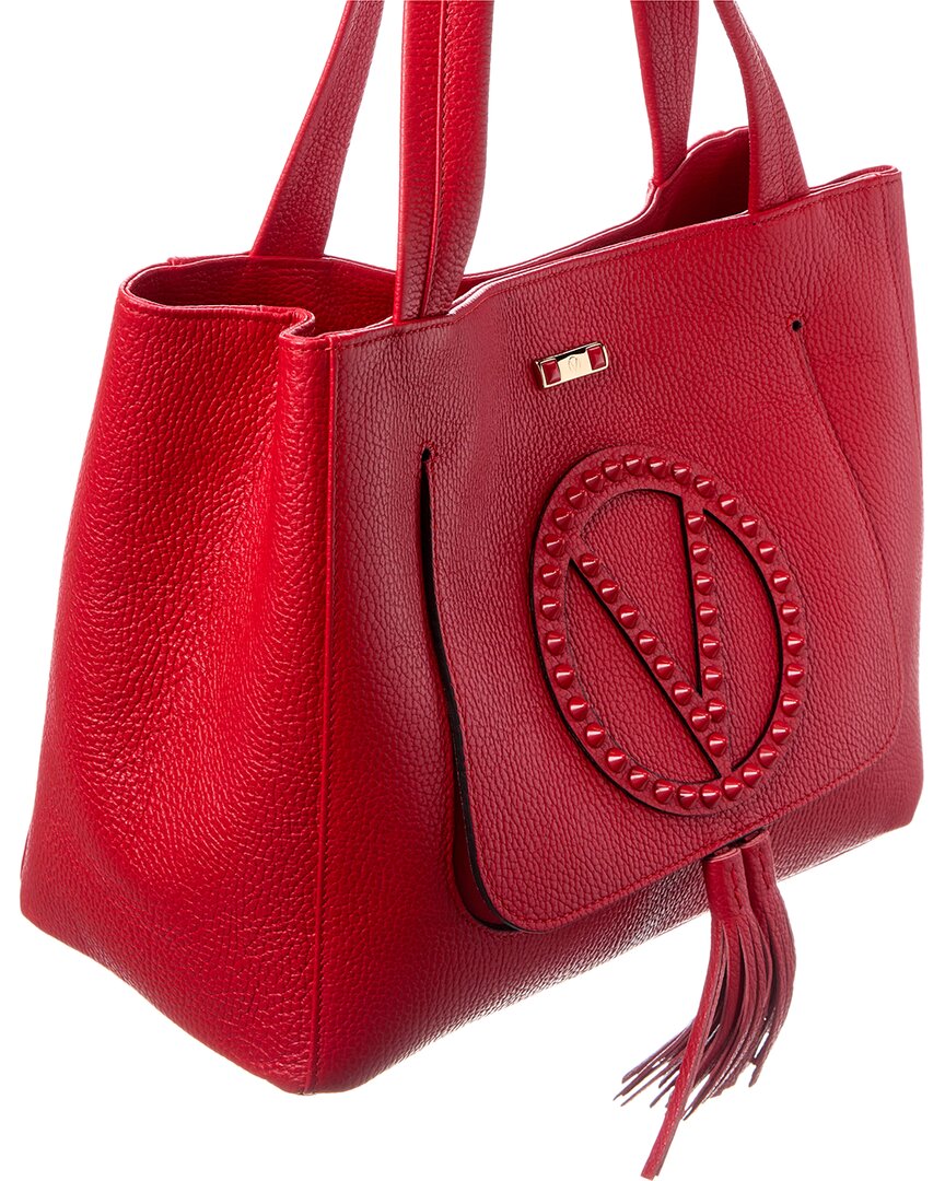 Valentino By Mario Valentino Estelle Rock Leather Tote