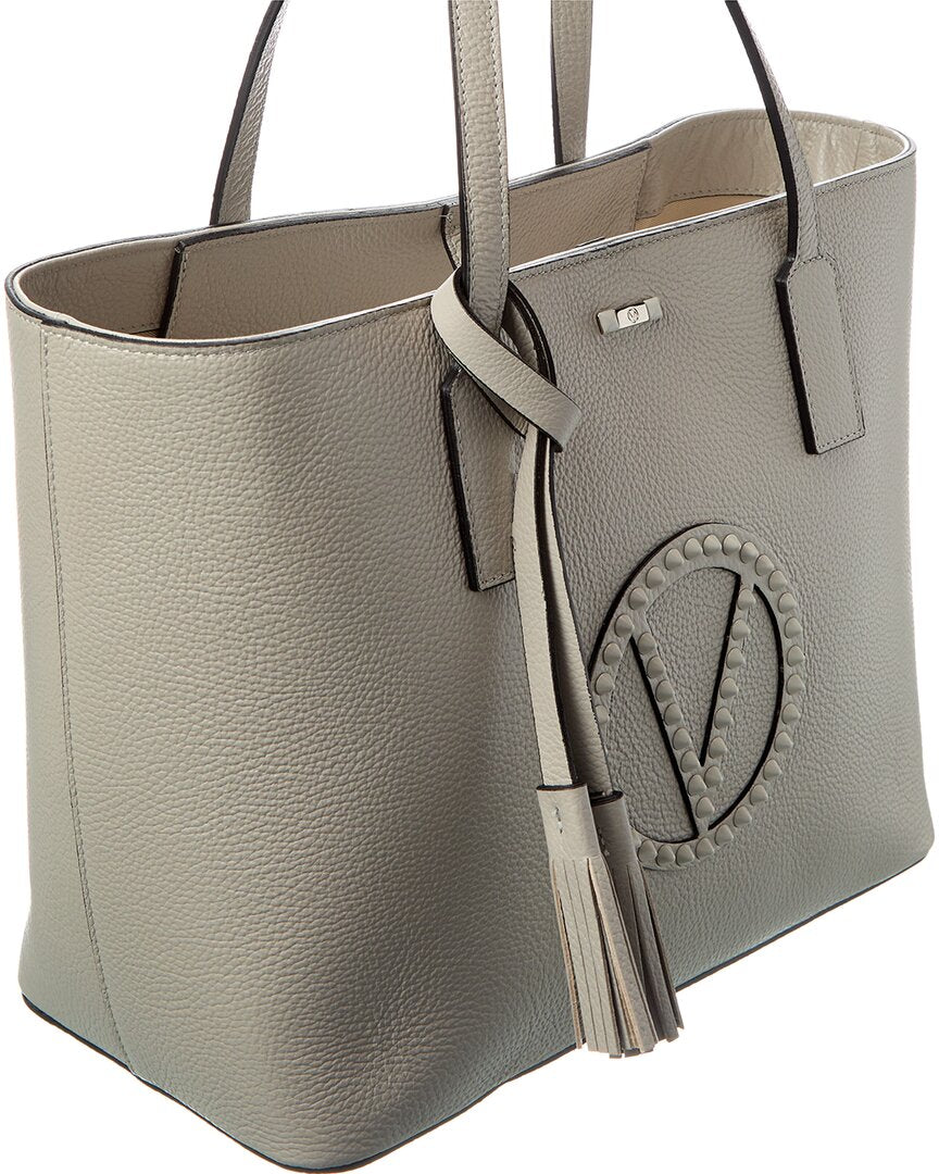 Valentino By Mario Valentino Soho Rock Leather Tote
